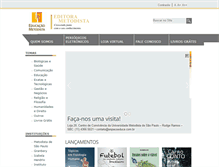 Tablet Screenshot of editora.metodista.br